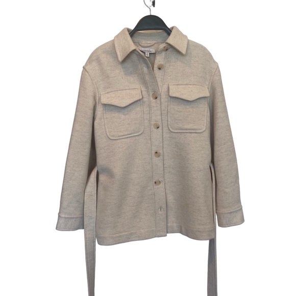 & Other Stories Blush Wool Blend Utility Style Jacket Size S - Picture 4 of 16